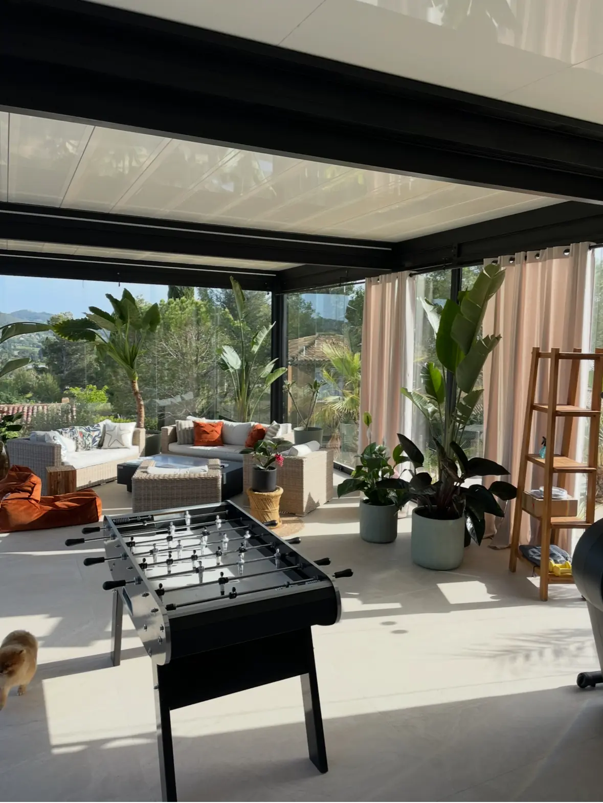 Jardin d’hiver aménagé à La Cadière-d’Azur